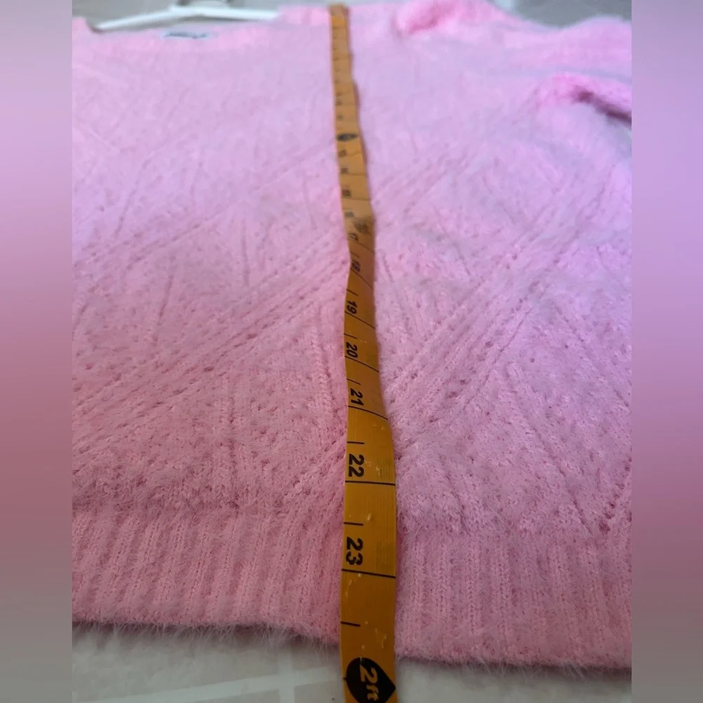 Land’s End Pink Women’s pullover, so soft a size 14/16 - Picture 6 of 6